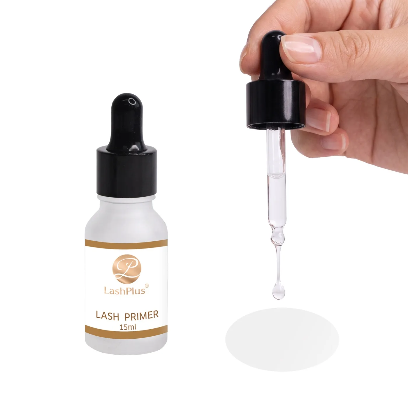 Primer do rzęs LashPlus 15ml z zakraplaczem, preparat przygotowawczy pod marką własną